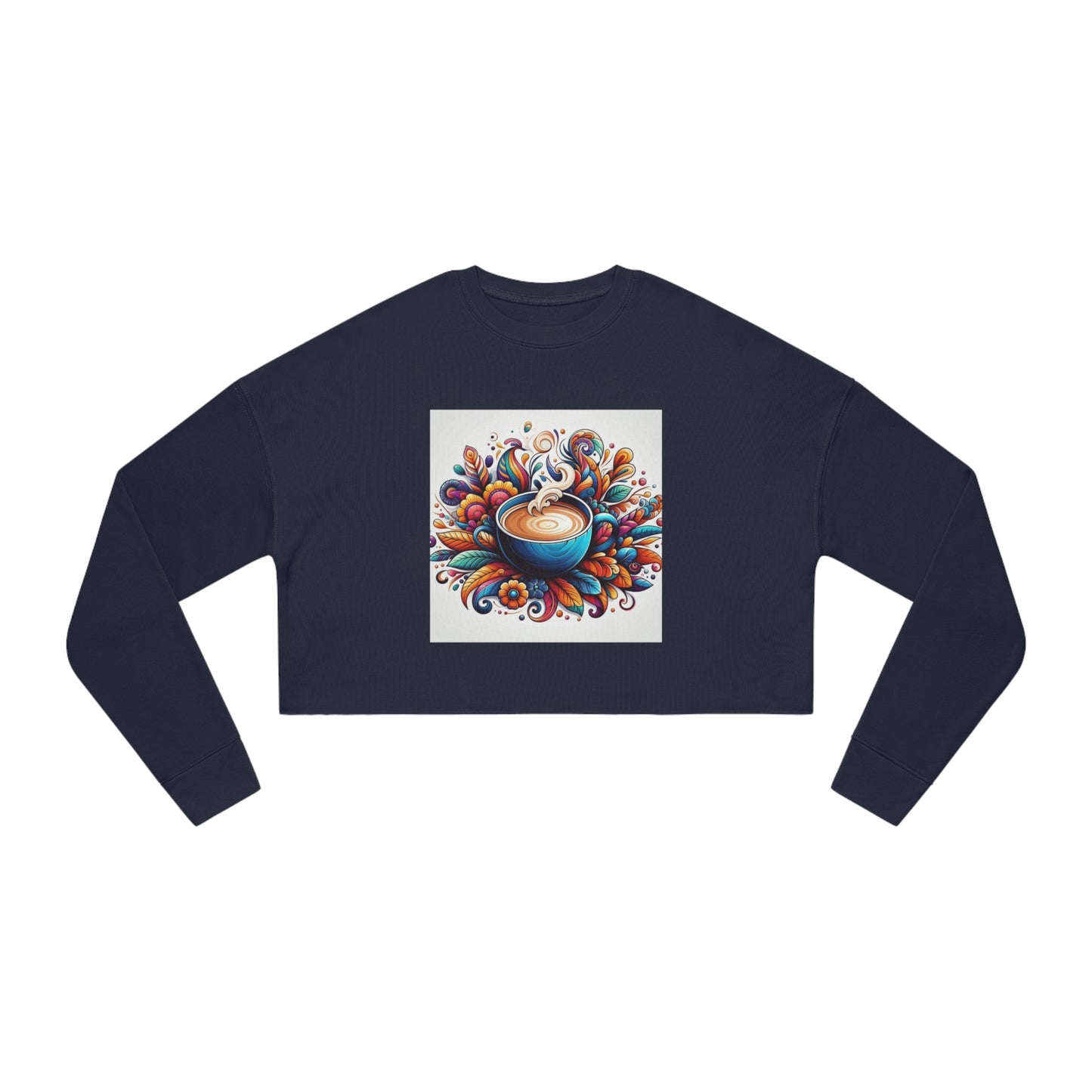 Women's Cropped fabric Sweatshirt