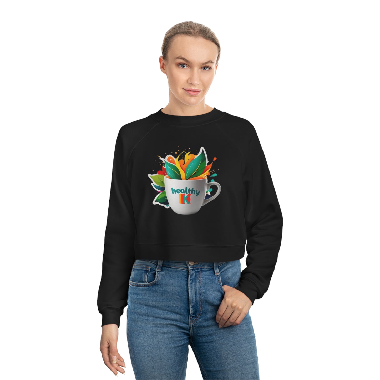 Women's Cropped Fleece Pullover